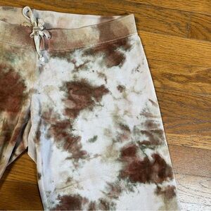 Vintage Juicy Couture Velour Y2K Pants in Tie Dye
